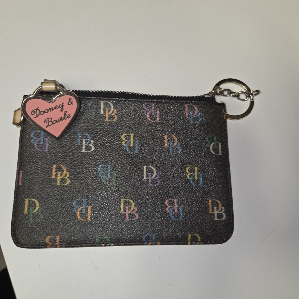 Dooney & Bourke Multicolor Logo Coin Pouch